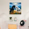Two Horses-11CT Stamped Cross Stitch 45*45cm/17.72*17.72in tapestrymarket