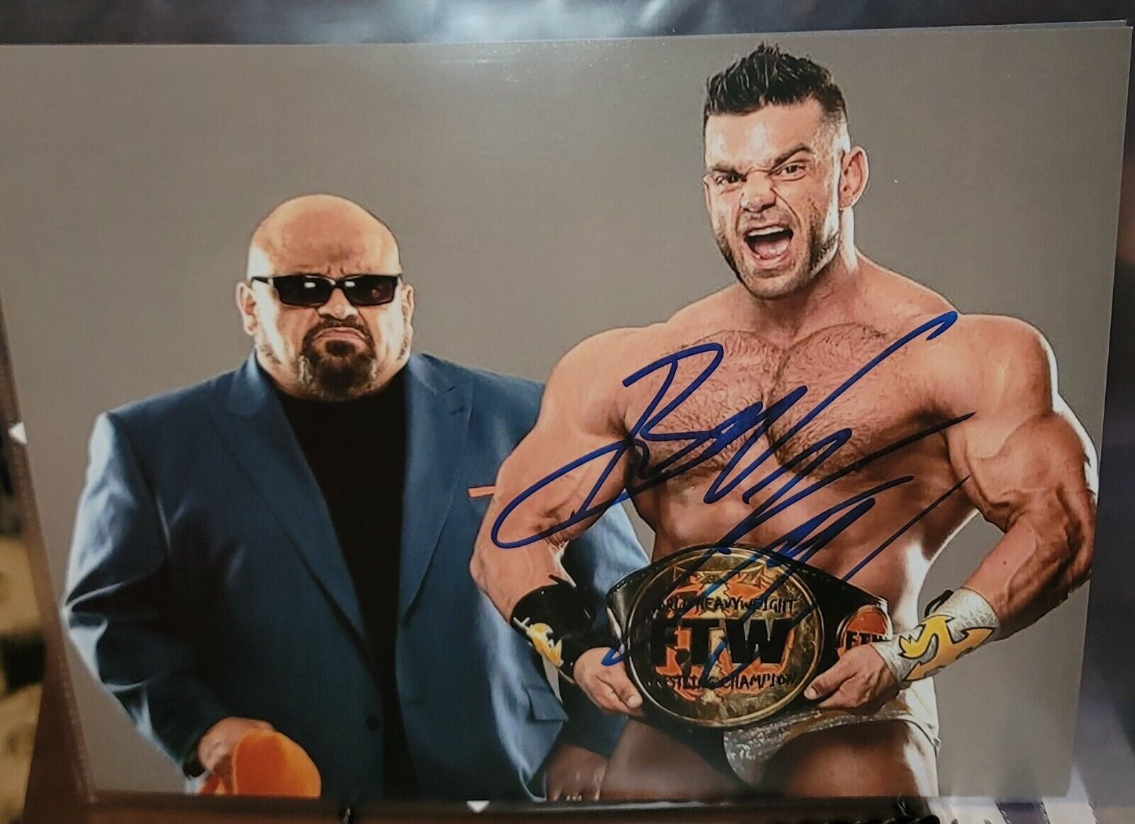 Brian Cage AEW Impact authentic hand signed autographed 8x10 FTW #2