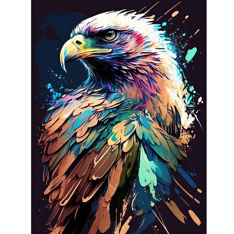 Eagle 30*40CM (Canvas) Full Round Drill Diamond Painting gbfke