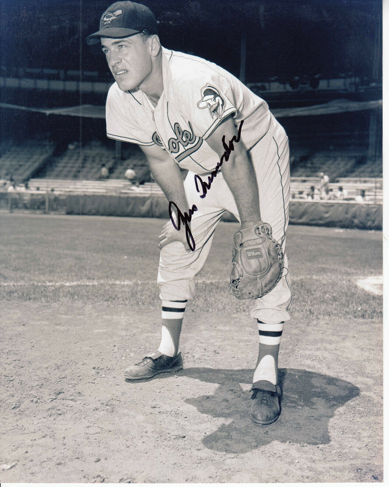 Gus Triandos #0 8x10 Signed w/ COA Baltimore Orioles 031019