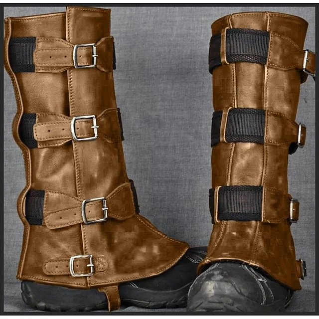 Retro Vintage Medieval Masquerade Gaiters Shoe Cover Fancy Dress Men's Unisex Pirate Steampunk Carnival Masquerade Performance Party Stage Adults' Shoe Cover