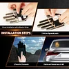 Glogesture Hand Light with Remote, 7Light Modes Hand Signal for Car Window, Hand Gesture Light for Car Back Window, Road Rage LED Sign for Car, Car Accessories for Men 