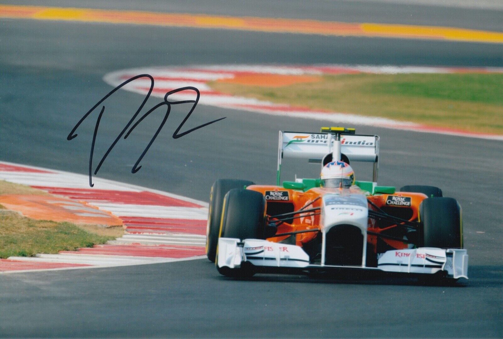 Paul di Resta Hand Signed 12x8 Photo Poster painting F1 Autograph Force India 4