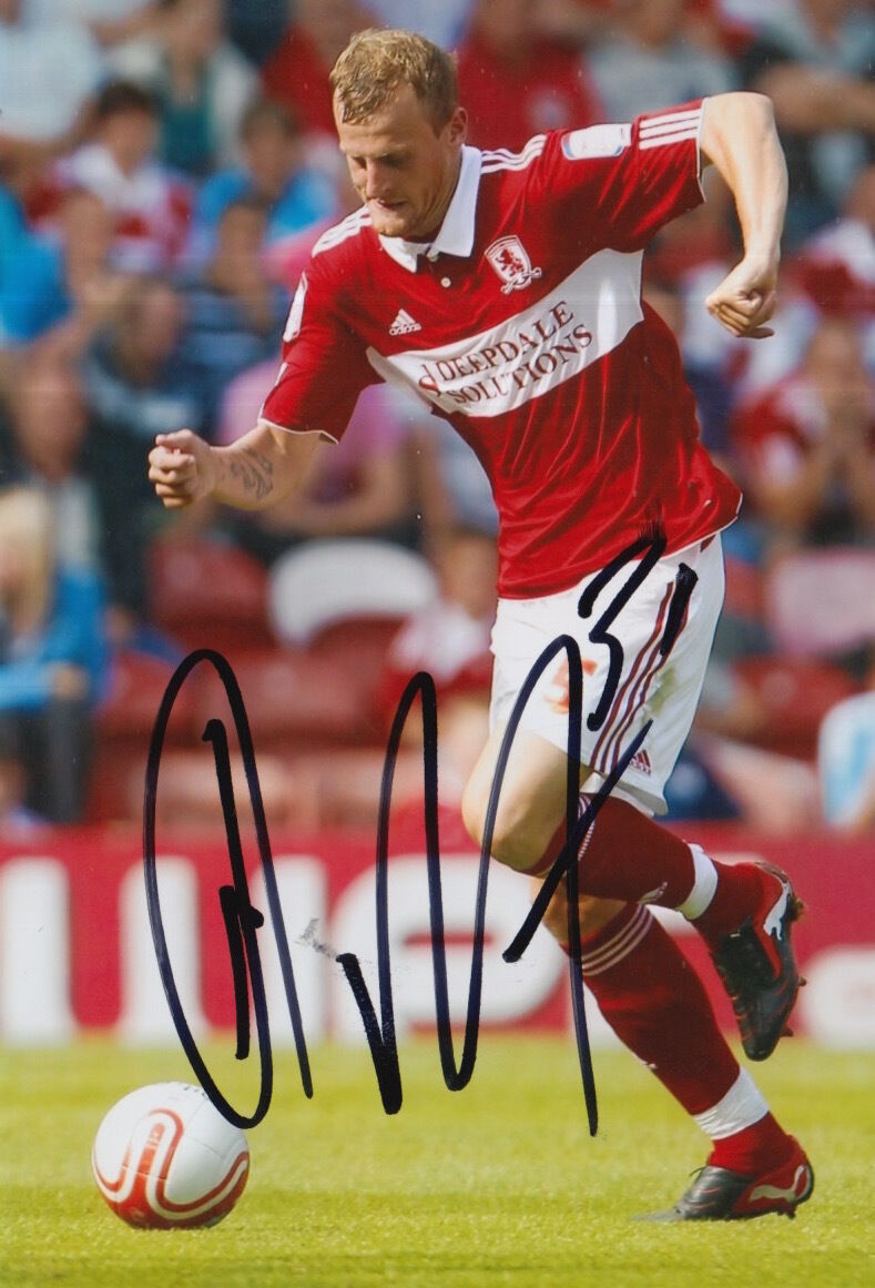 MIDDLESBROUGH HAND SIGNED DAVID WHEATER 6X4 Photo Poster painting 1.