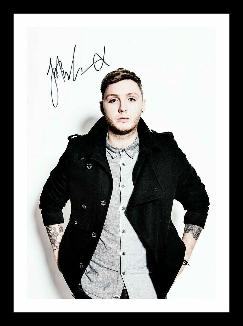 James Arthur Autograph Signed & Framed Photo Poster painting 2