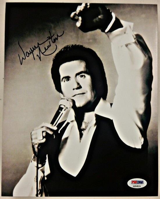 WAYNE NEWTON Autograph LAS VEGAS ENTERTAINER Signed 8x10 Photo Poster painting PSA/DNA COA #3