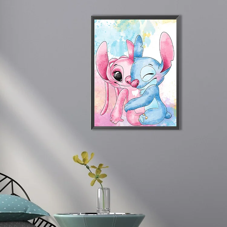 Pink Stitch - Full Round - Diamond Painting (30*40cm)-873221.01