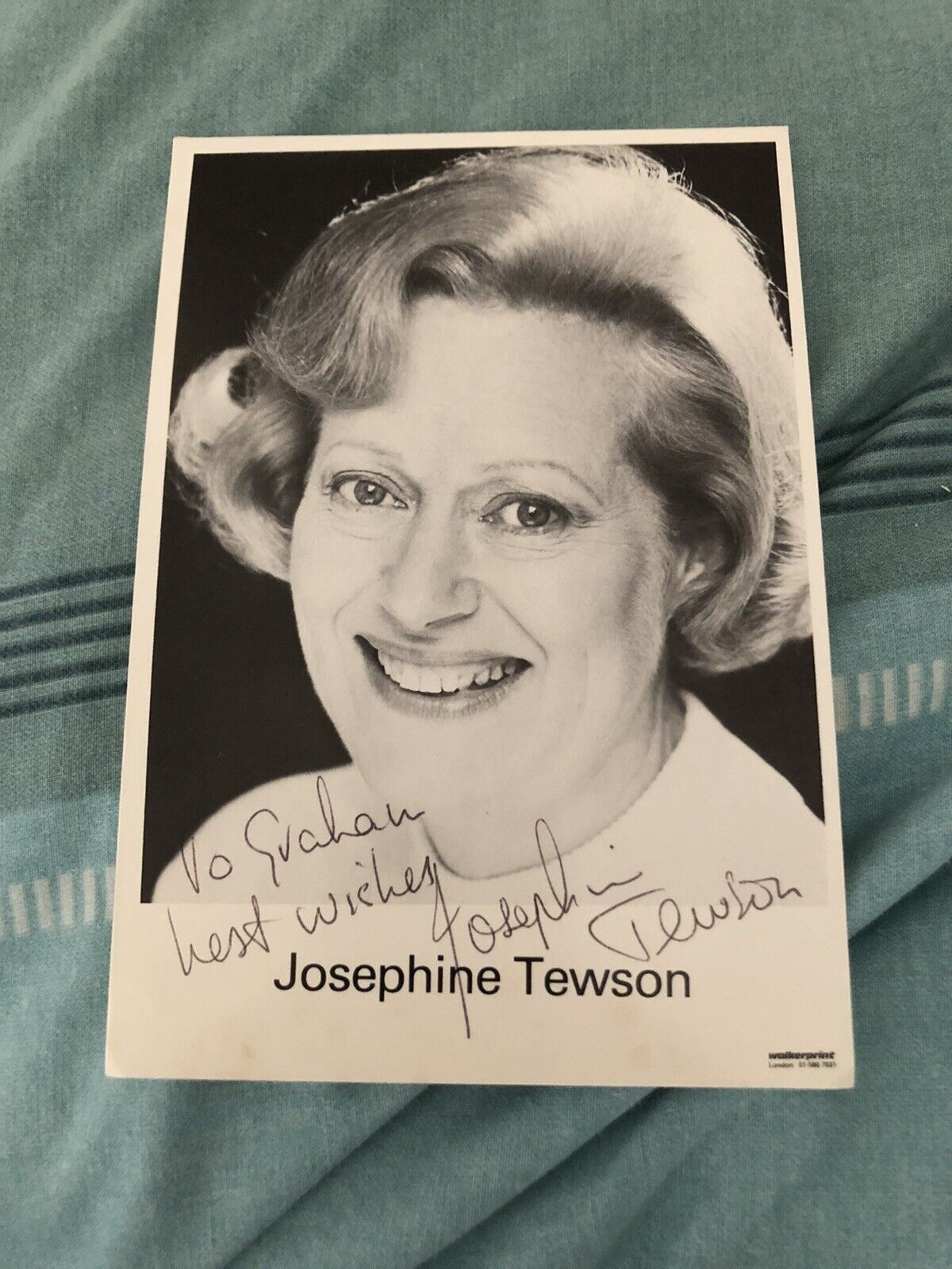 JOSEPHINE TEWSON (KEEPING UP APPEARANCES) SIGNED Photo Poster painting