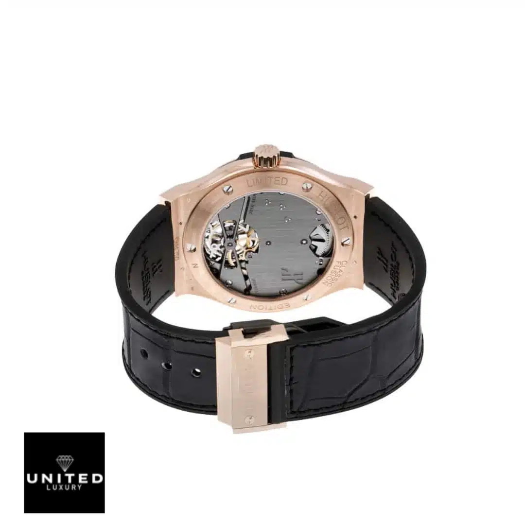 Hublot Classic Fusion Tourbillon 505.OX.2610.LR Black Leather Bracelet Replica