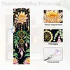 4 pi&egrave;ces lotus attrape-r&ecirc;ves en lotus, marque-page de peinture en diamant avec pendentifs en cristal, marque-page en peinture en diamant, forme sp&eacute;ciale pour la cr&eacute;ation DIY, fournitures d&rsquo;artisanat pour adultes