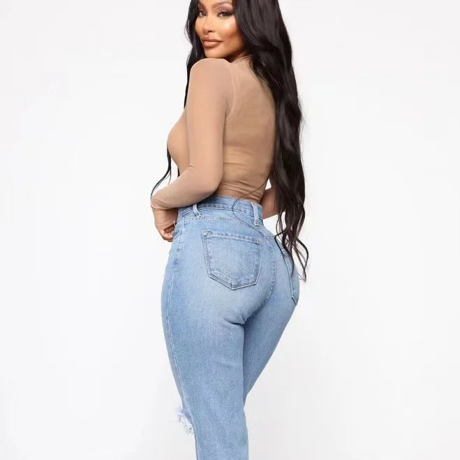 Churchf 2023 Summer Sexy Tight Body Bottoming Bikini Seduction Network Long-Sleeved Beach Party Swimsuit