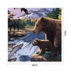 uk.everydayedeals (Limited Stock)Paint By Number - Oil Painting -  Bear (40*40Cm)