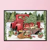 (Counted/Stamped) 11CT Christmas Tree Car - Cross Stitch Kits 40*50cm/15.7x19.7in