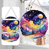 Diamond Painting Acrylic Single-Sided Coloured Clouds Starry Sky Hanging Pendant