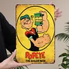Popeye - Panneaux en &eacute;tain m&eacute;tallique(20*30cm/30*40cm)