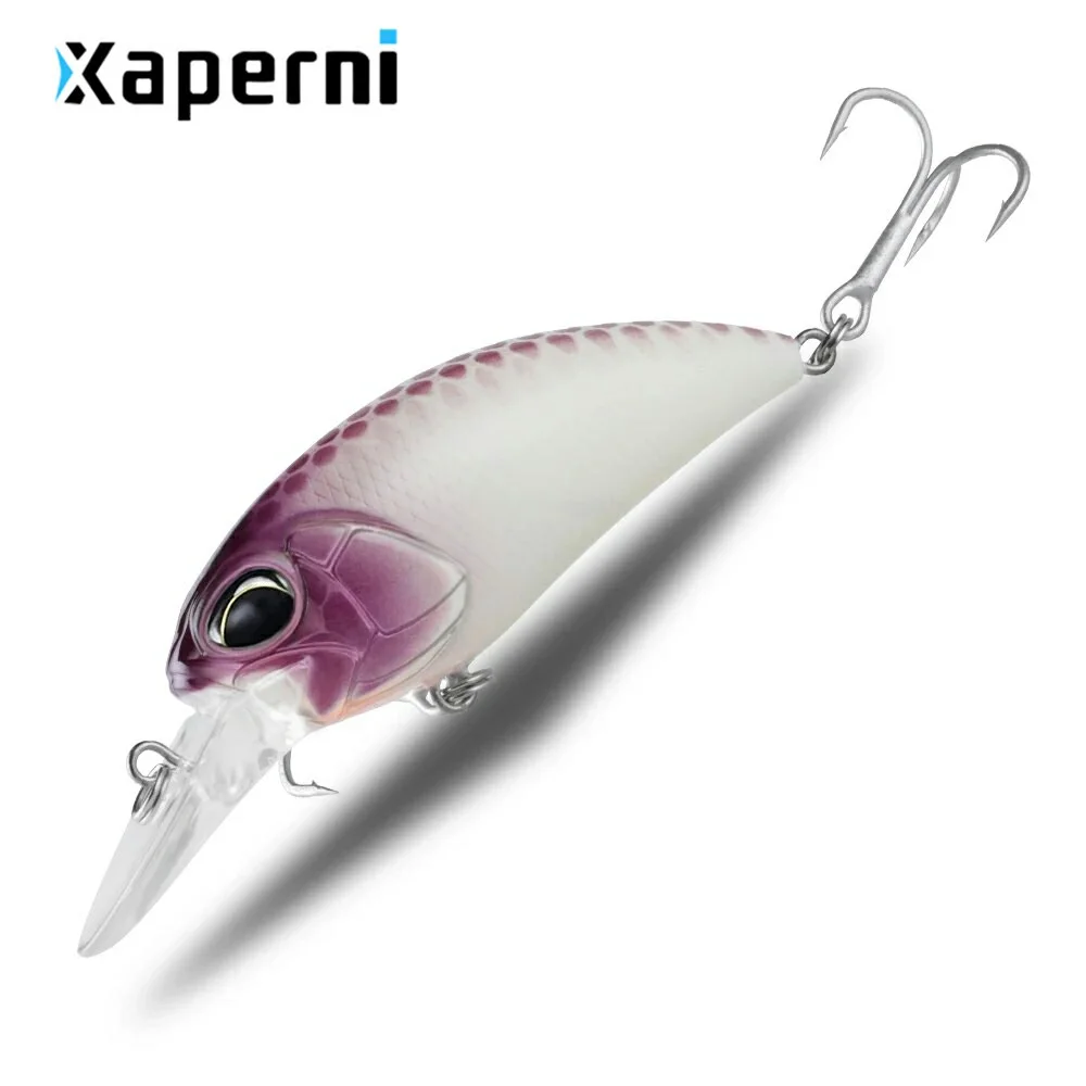 2017 good fishing lures,Xaperni 65mm 14g floating crank.dive 2m,each lot 5 different colors free shipping for pike and bass
