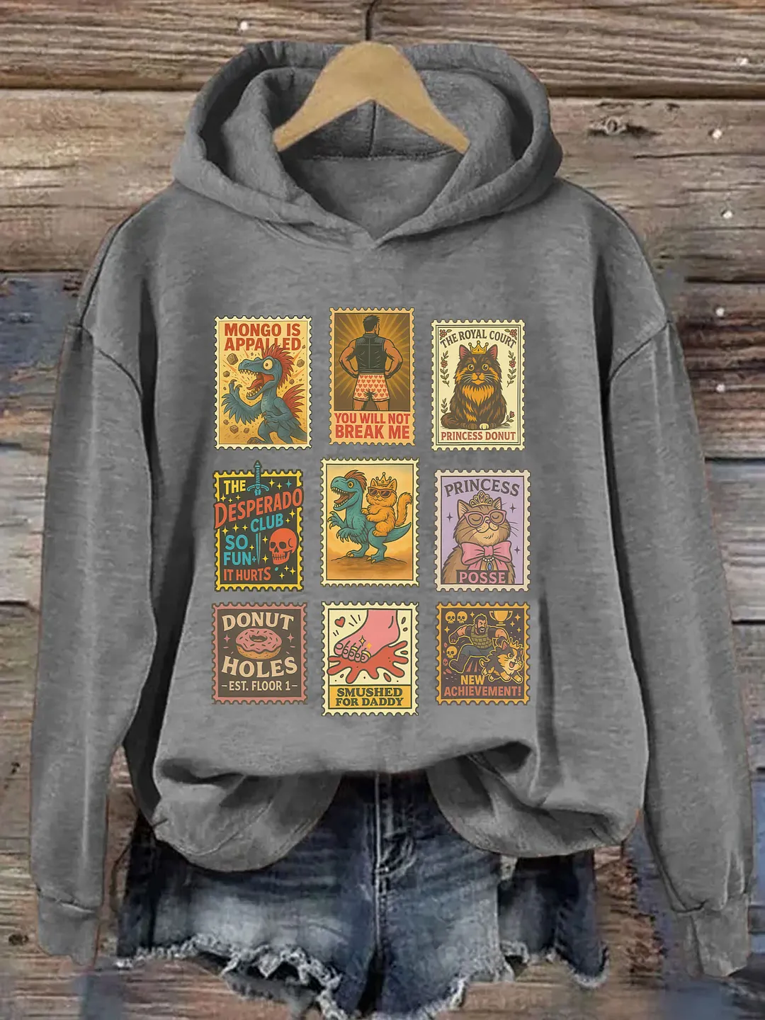 Vintage Stamp Hoodie