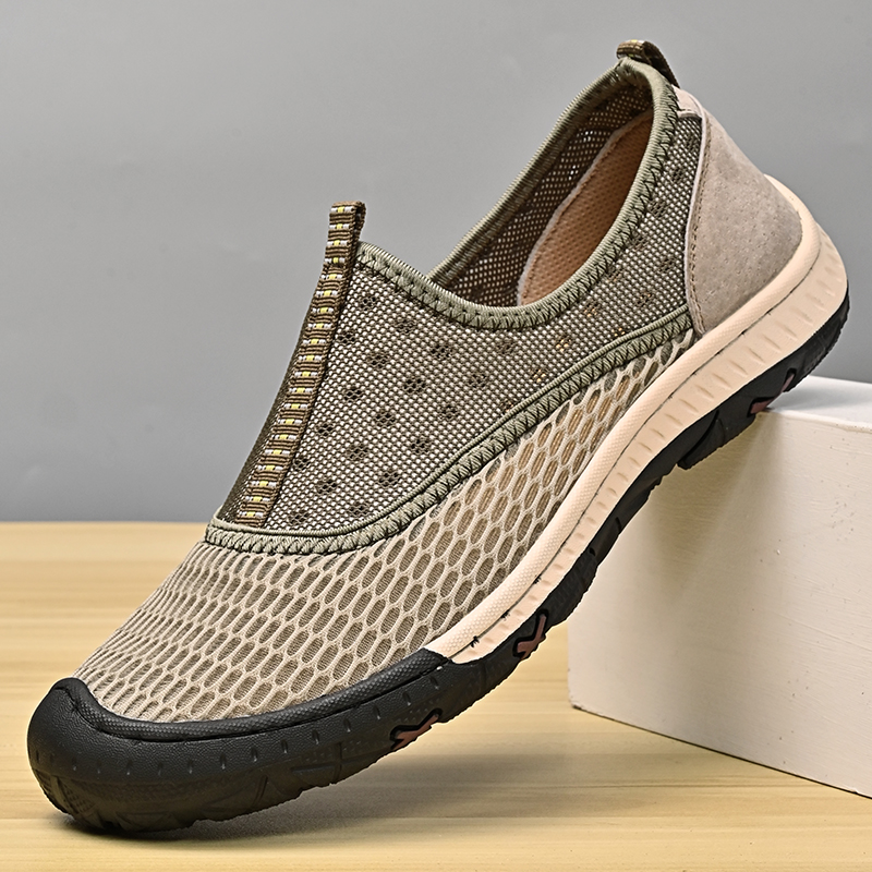 Arkget Shoes | Men's Mesh Breathable Casual Slip-on Sneakers Comfortable Outdoor Walking Shoe