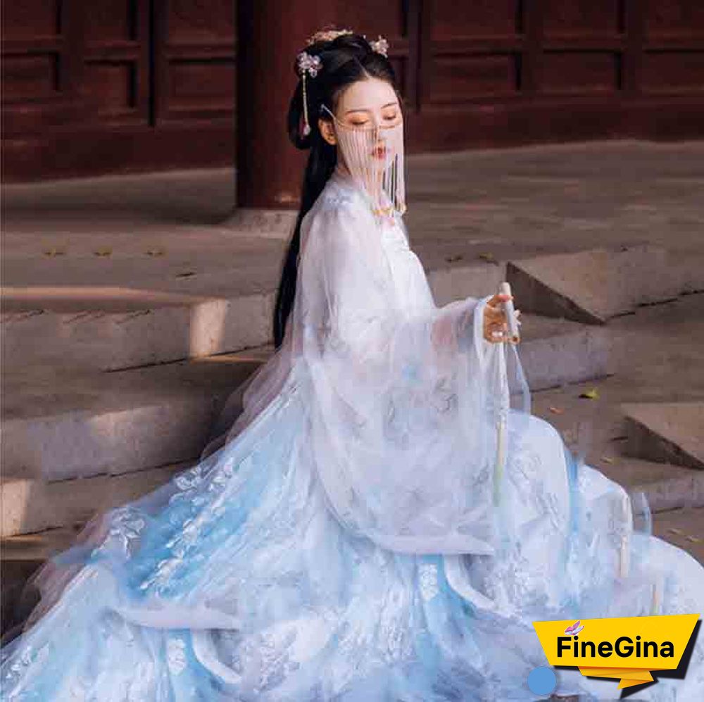 Chinese Traditional Hanfu Women Party Outfit Female Carnival Cosplay Costume Fancy Dress Summer Dress For Women Plus Size 5XL