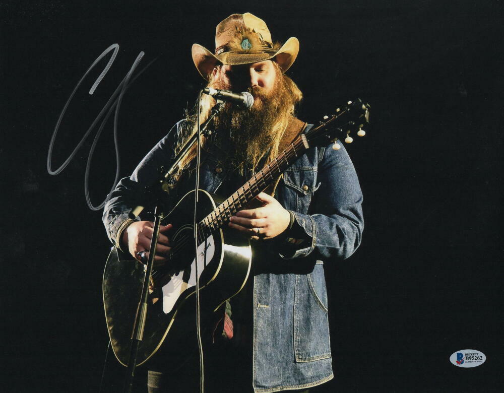 CHRIS STAPLETON SIGNED AUTOGRAPH 11X14 Photo Poster painting - FROM A ROOM VOLUME 1 2 W/ BECKETT