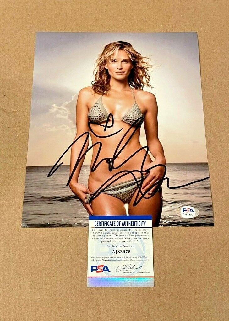 MOLLY SIMS SIGNED SEXY 8X10 Photo Poster painting PSA/DNA CERTIFIED #2