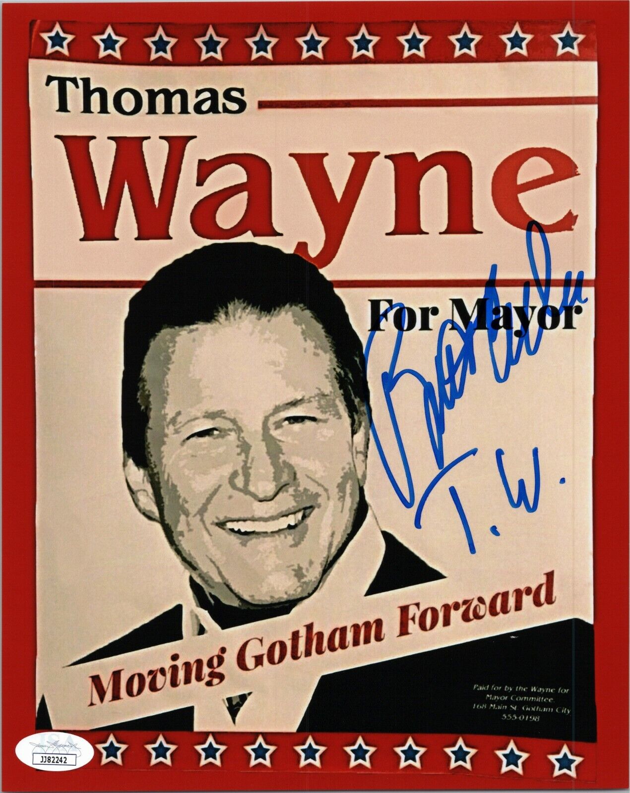 ~ BRETT CULLEN Authentic Hand-Signed THOMAS WAYNE - JOKER