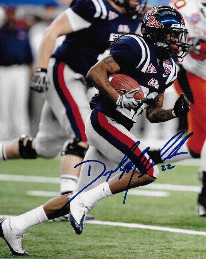 *DEXTER MCCLUSTER*SIGNED*AUTOGRAPHED*Photo Poster painting*OLE MISS*CHIEFS*FOOTBALL*COA*8X10