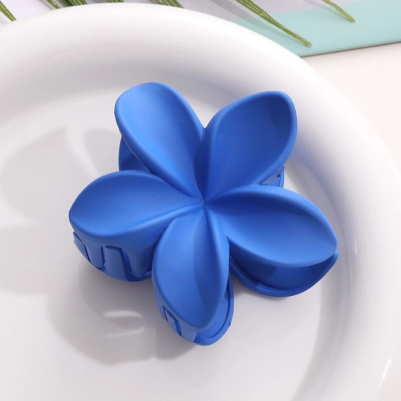 Sweet Flower Plastic Resin Hair Claws