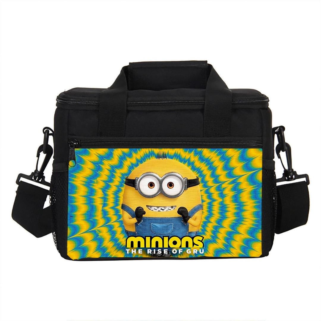 Minions The Rise of Gru Insulated Lunch Bag Adjustable Shoulder Strap for School