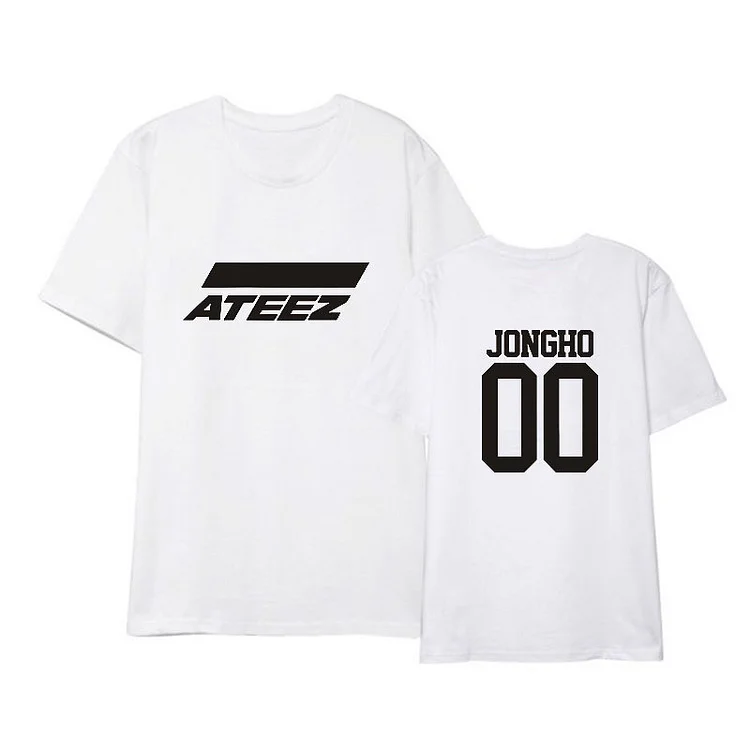 ATEEZ Member Name Casual T-shirt