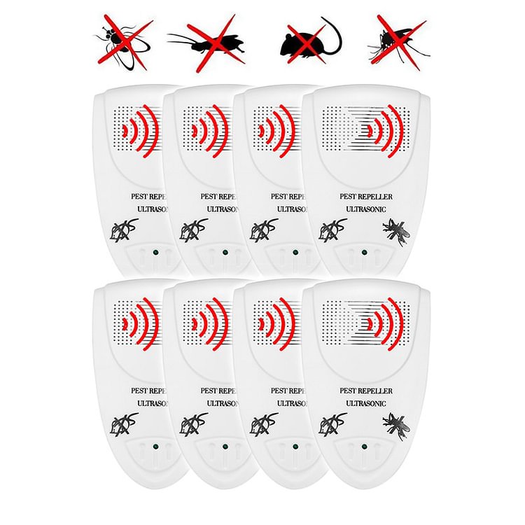 New Ultrasonic Rat Repeller - PACK of 8 - Get Rid Of Rats In 24 Hours | AvasHome