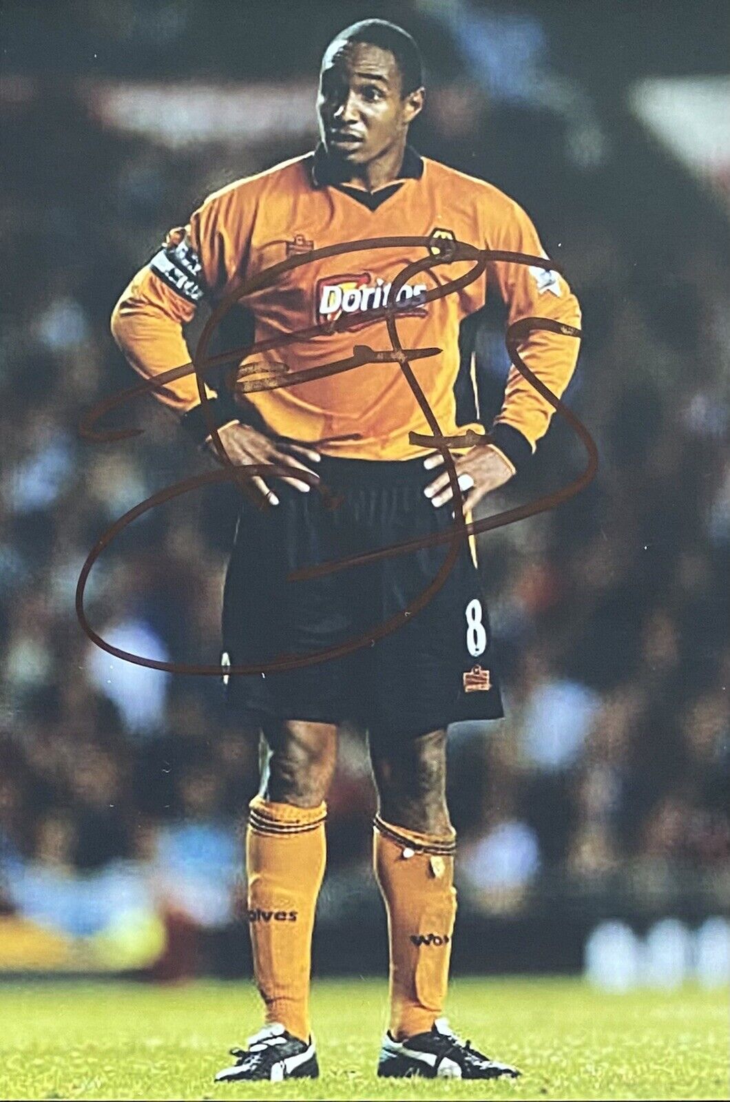 Paul Ince Genuine Hand Signed Wolverhampton Wanderers 6X4 Photo Poster painting