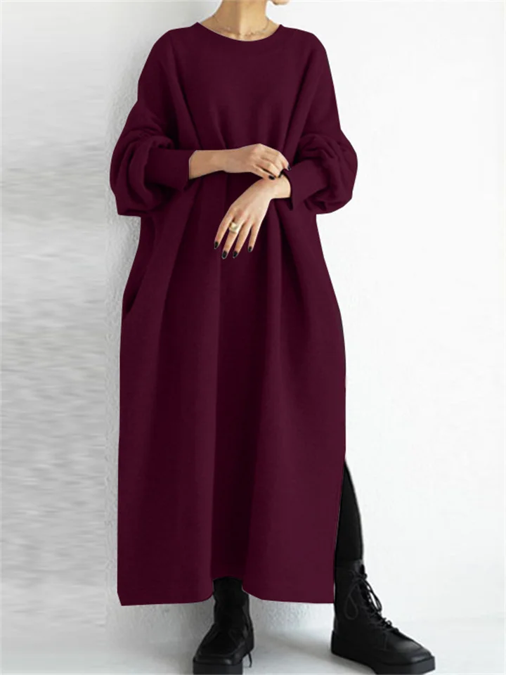 Casual Warm Beautiful Fashion Sweater Long Dresses