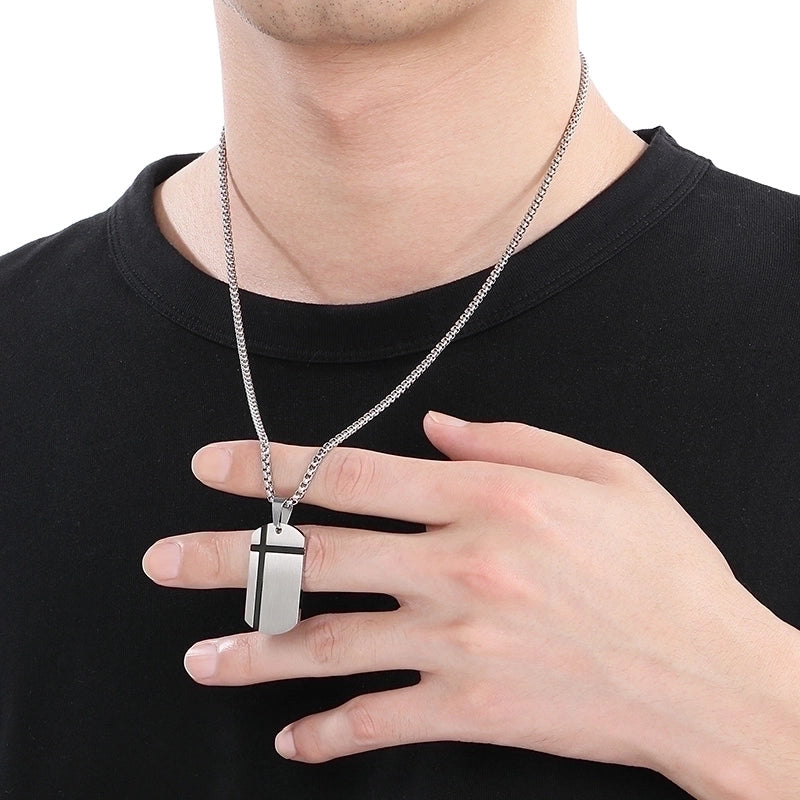 Minimalist Classic Style Square 304 Stainless Steel 18K Gold Plated Unisex