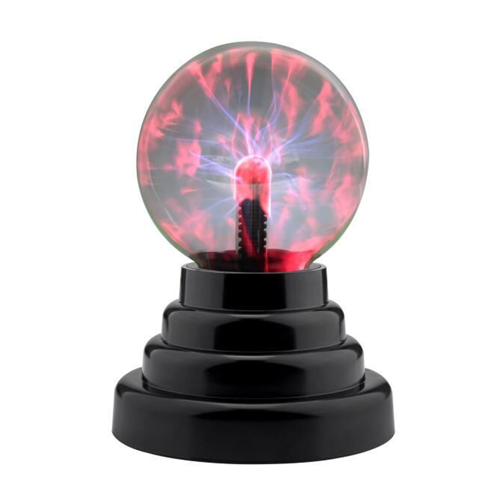 3 inch Plasma Ball Light Sphere USB Touch Voice Sensor Christmas Kids Gift