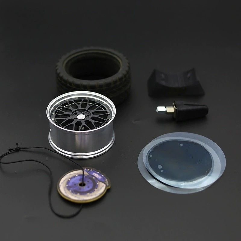 Car-mounted forged aluminum alloy wheel-shaped air freshener (car logo can be customized)