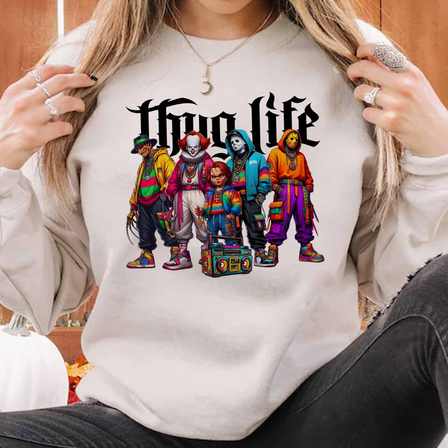 Loveyoufancy Thug Life Horror Ver 10 – Sweatshirt, Tshirt, Hoodie