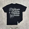 Street Style Character Print Round Neck T-Shirt
