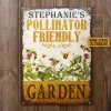 Personalized Names：Bee Pollinator Friendly - Vintage Metal Tin Signs/Wooden Signs