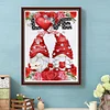 Diamond Painting-DIY Full Round Drill Valentine Day Gnome