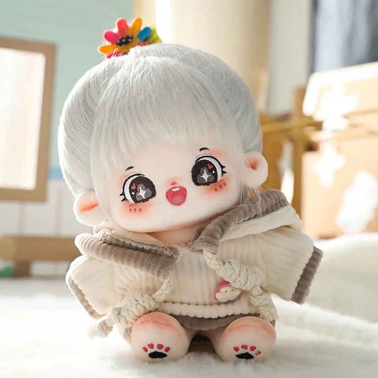 High-end handmade plush doll clothes can be disassembled and the built-in skeleton has movable joints