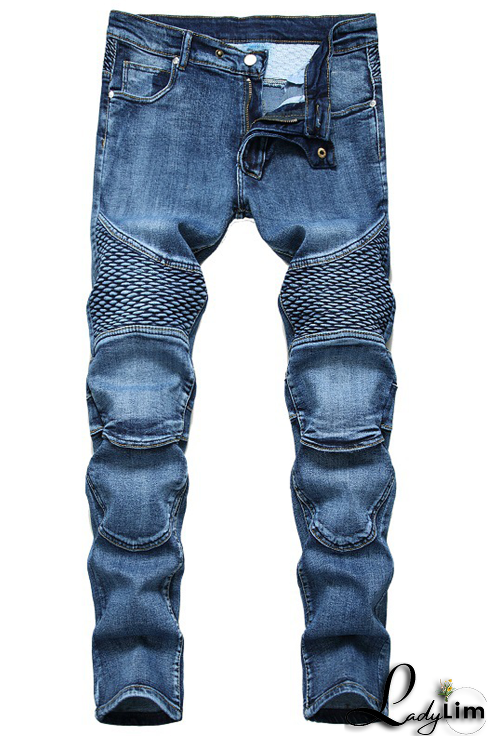 Black Gray Street Patchwork Make Old Fold Bottoms