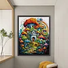 (Big Size)[Brand]Mushroom Room - 14CT Stamped Cross Stitch - 50*63cm