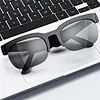 BT Smart Glasses Real-Time 150+ Language Translation Bone-Conduction Music Glasses Built-in Speakers Voice Control for Men Women Sports Cycling Running