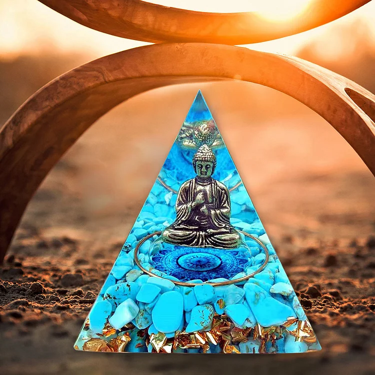 Natural Crystal Pyramid Healing Energy Meditation Home Office Decor (B)