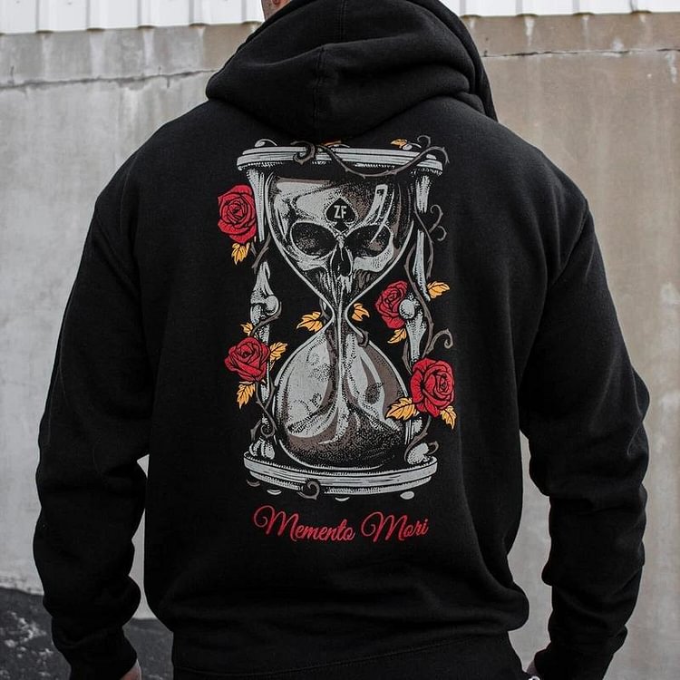 Casual Hourglass Printed Long Sleeve Hoodie