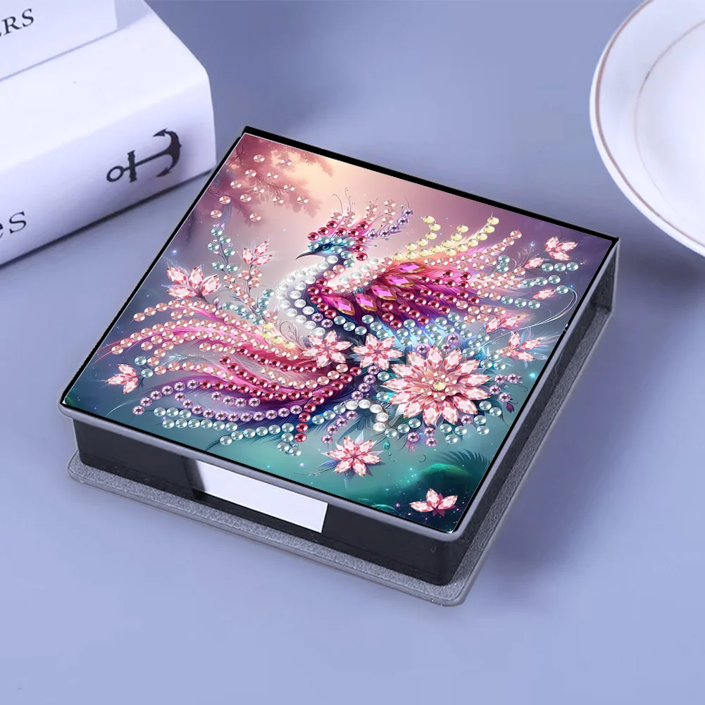PU 5D Diamond Painting Kit Note Box DIY Diamond Art Notepad Box (N)