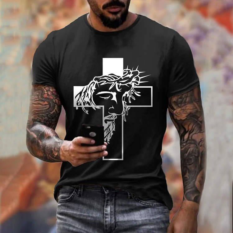 BrosWear Men's Iron Sharpens Iron Armor of God T-Shirt