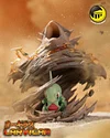 Evolution Series Larvitar evolution to Tyranitar - Pokemon Resin Statue - Moon Shadow Studios [In Stock]