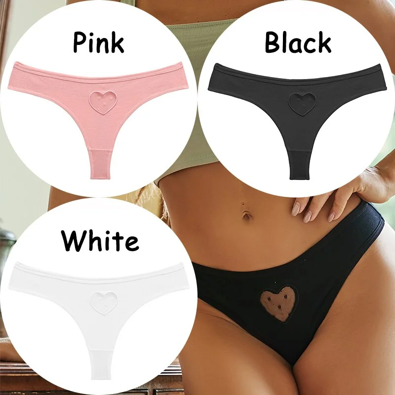 Billionm Lace Panties Cotton Women's Underwear Thong G-String Sexy Lingerie Soft Female Underpants Solid Color Pantys S-XL